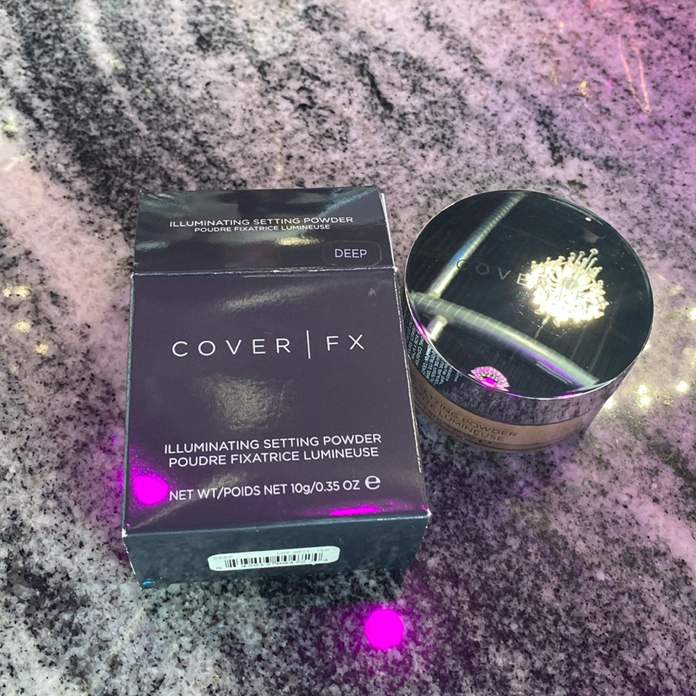 Cover fx illuminating setting powder full size jar shade deep NIB!